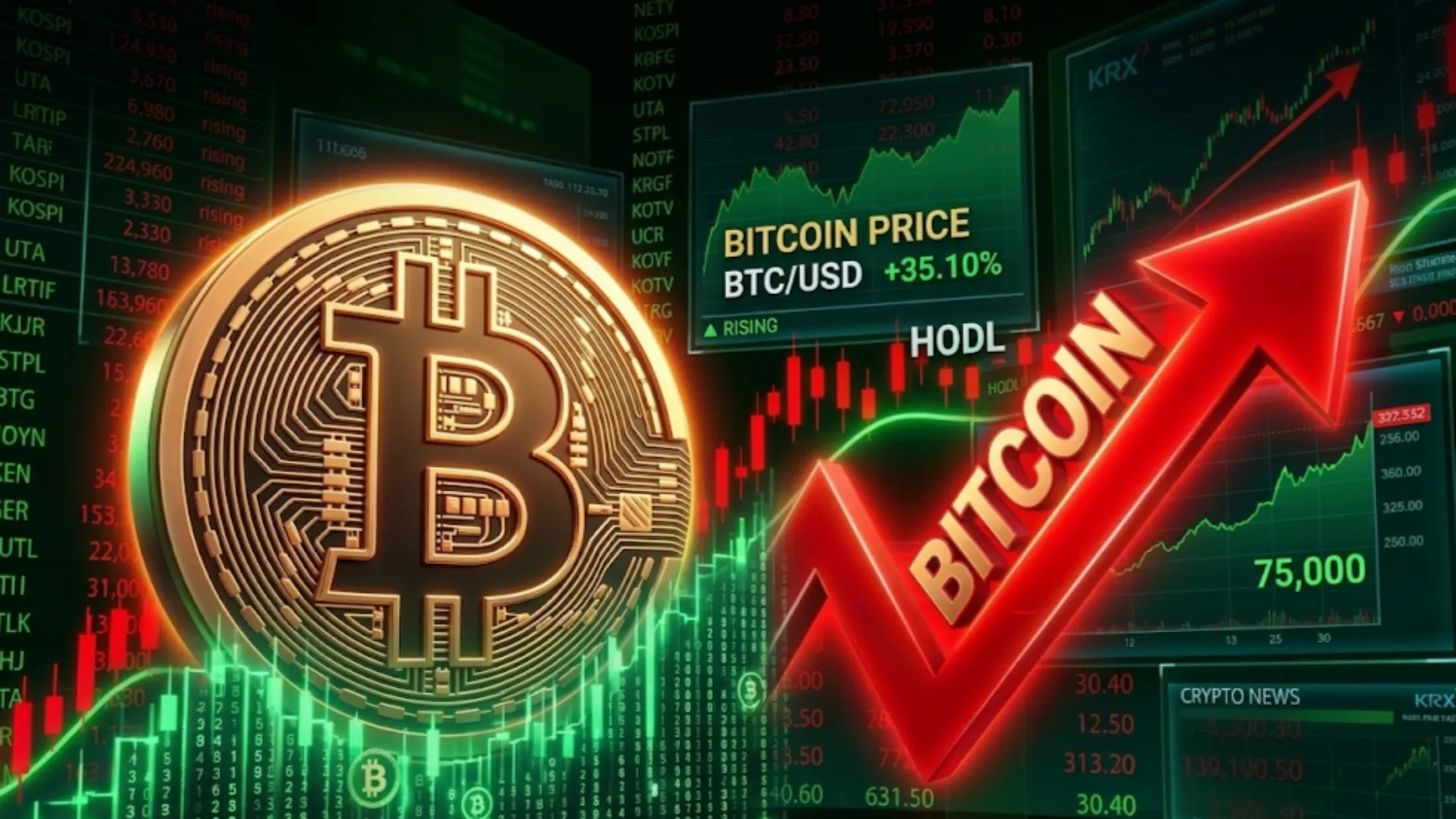 "총성 잦아드니 코인 솟았다" 비트코인 7만 5천 달러 안착, 1억 원 재돌파이유