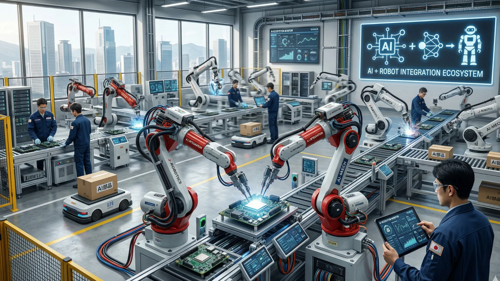 일본의 승부수, 'AI 로봇'으로 인구 절벽 넘는다