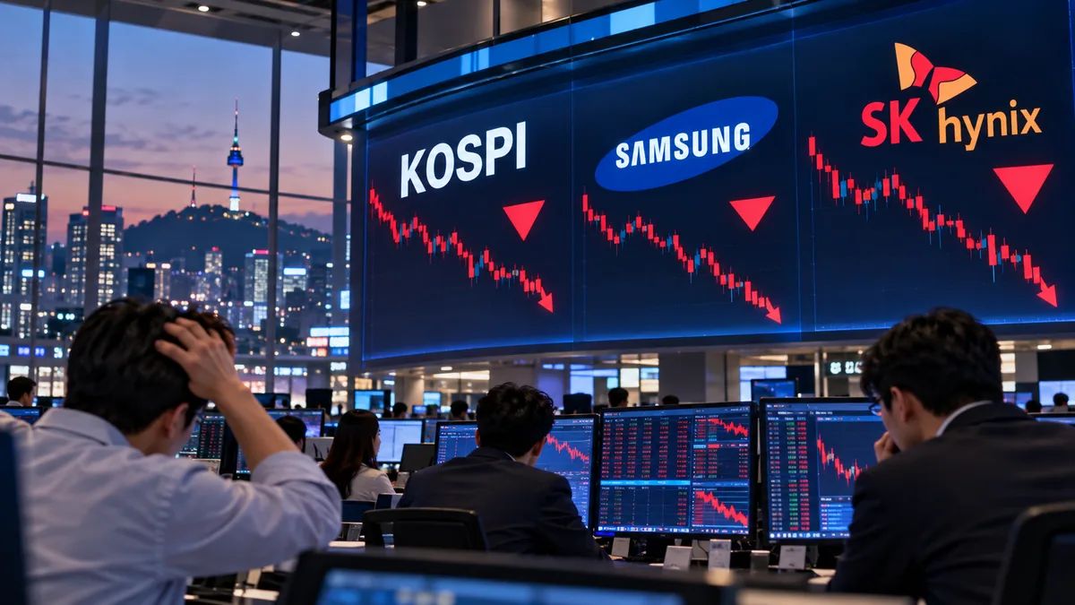 코스피 외국인 20조 순매도, SK하이닉스·삼성전자 집중 이탈
