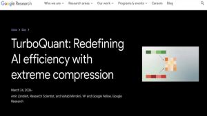 구글, 메모리 사용량 84% 절감 기술 공개… 국내 반도체 대장주 동반 폭락 사태 발발