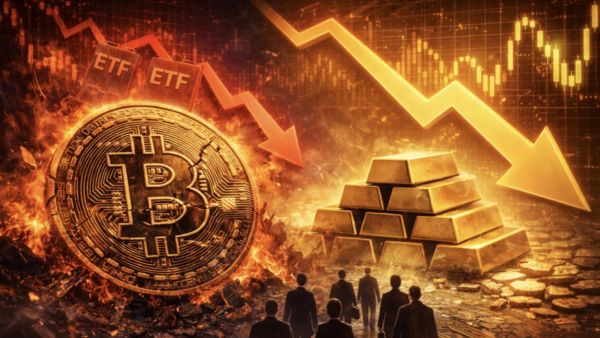 바닥 신호 떴지만 7만 달러 벽은 요지부동, 비트코인 ETF 버리고 금으로 떠나는 자산가들